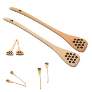 Wooden Long-Handled Spoon