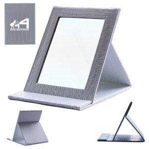 Leather Folding Mirror