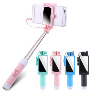 Foldable Selfie Stick W/ Mirror