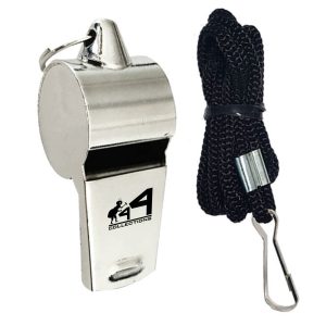 6-Word Stainless Steel Whistle