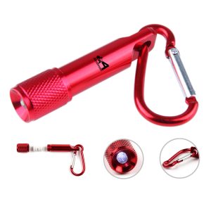 Mini Led Flashlight W/ Carabiner