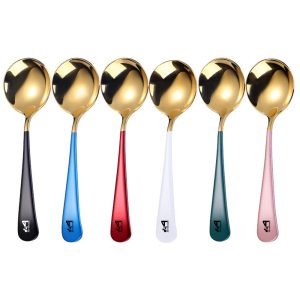 Stainless Steel Round Dessert Spoon