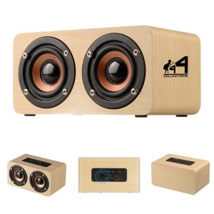Wooden Wireless Bluetooth Stereo