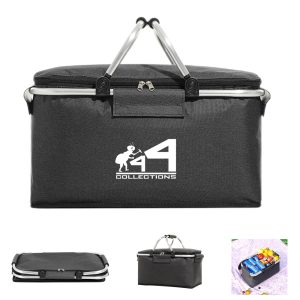 Collapsible Picnic Basket Cooler Bag