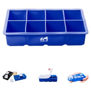 8 Compartment Ice Mould W/ Lid