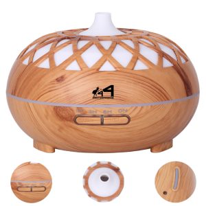 Wood Grain Hollow Humidifier Oil Diffuser