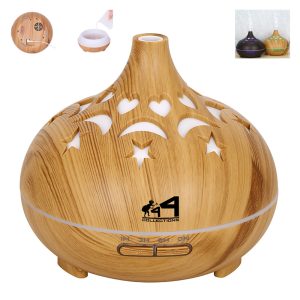 16.9Oz Wood Grain Humidifier Aromatherapy