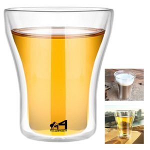 6.76Oz Double Wall Glass Cup