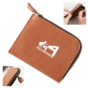 Pu Zippered Coin Purse