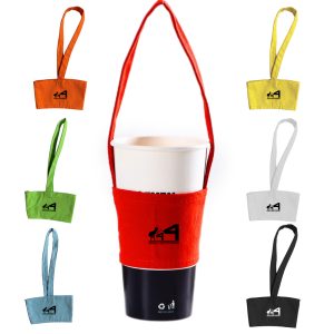 Coffee Cup Canvas Sleeve