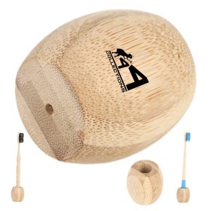 Bamboo Toothbrush Holder Base