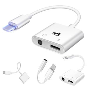3.5Mm 2-In-1 Dual Lightning Adapter
