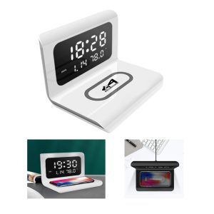 Wireless Charger Led Alarm Clock
