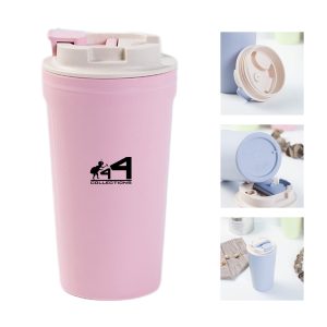 420Ml/14Oz Bamboo Fiber Reusable Coffee Mug