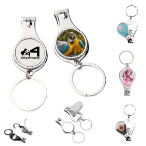 3-In-1 Nail Clipper W/ Opener And Keychain