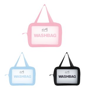 Clear Frosted Cosmetic Travel Bag