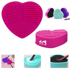 3-In-1 Silicone Cleaning Brush For Makeup Brush