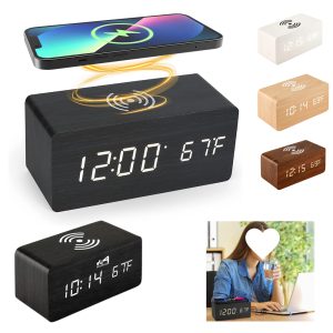 Wireless Charging Digital Alarm Clock