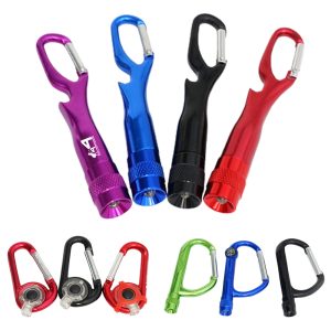 Led Flashlight Carabiner Keychain
