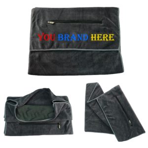 Fitness Towel W/ Zipper Pocket