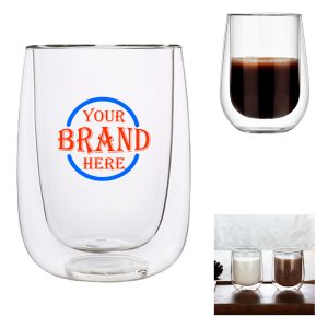 8.45 Oz Double-Layer Glass Mug