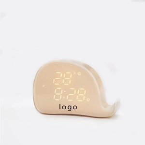 Snail-Shaped Usb Led Multifunction Alarm Clock
