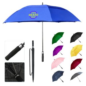 59 Inch Arc Automatic Open Golf Umbrella w/ Vented Design