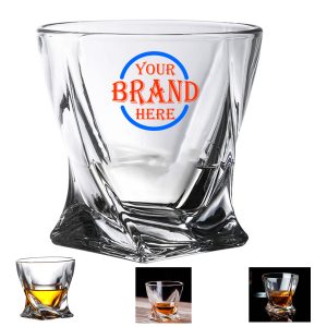 10OZ Twisted Style Whiskey Glass