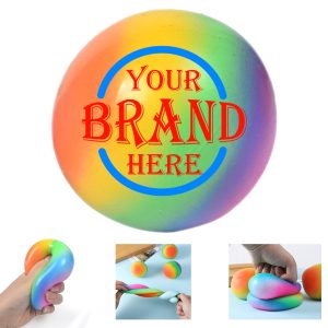2.4 Inch Rainbow Flour Stress Relief Ball