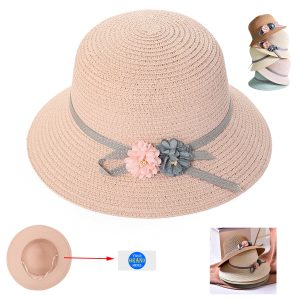 Women's Flower Sun Protective Straw Hat