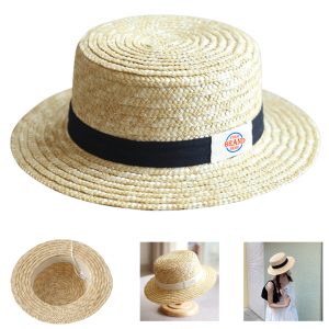 Adults' Beach Sun Protective Straw Hat