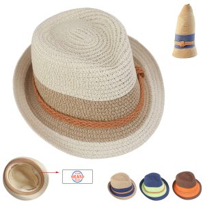 Kids' Summer Beach Sun Protective Straw Hat