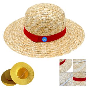 Luffy Straw Hat with String for Adults