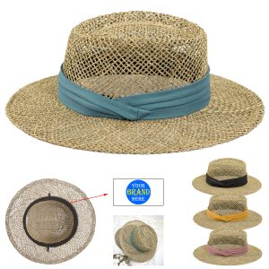 Women's Manual Sun Protective Straw Hat