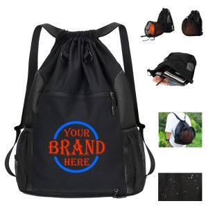 13.39x7.09x18.9 Inch Oxford Fabric Drawstring Backpack