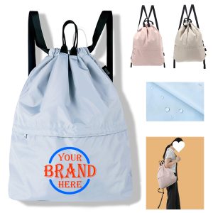 17.72x15.75 Inch Terylene Drawstring Backpack