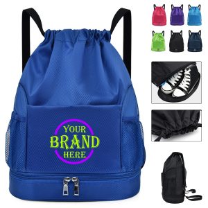 12.2x6.7x15.75 Inch Oxford Fabric Drawstring Backpack
