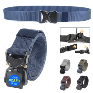 Men's Adjustable Military Style Nylon Belt