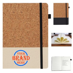 A5 Cork Creative PU Patchwork Notebook