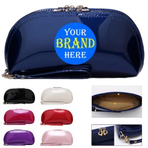 Patent Leather Cosmetic Bag