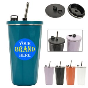 20OZ Diamond-shaped Sippy Coffee Cup