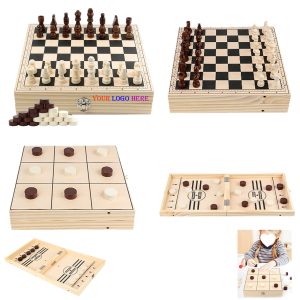 4 in 1 Foldable Board Game Set