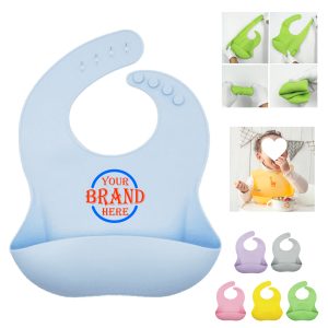 Silicone baby bib