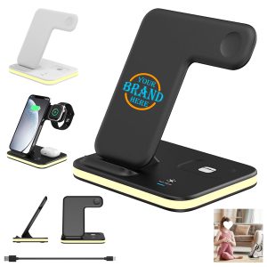 3 in 1 Wireless Charger w/ Night Light