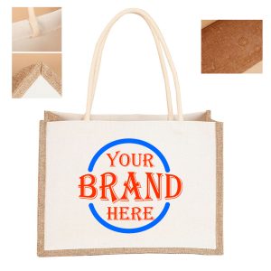 Imitation Linen Portable Eco-Friendly Shopping Bag