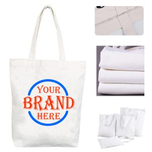 14.6 x 16.1 Inch Cotton Canvas Tote Bag