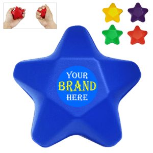 2.17 Inch Five-pointed Star Stress Ball