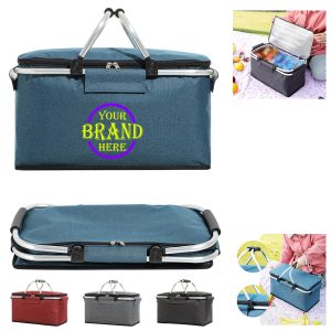 Portable Picnic Insulation Basket Bag