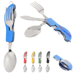 Foldable Camping Cutlery Set