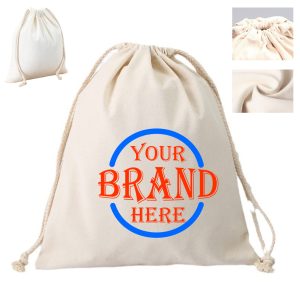 Cotton Reusable Drawstring Bag